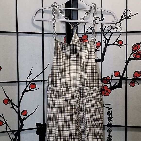 The Ragged Priest Check Chain Dress, Size Small, Detachable Front Straps - Picture 2 of 9